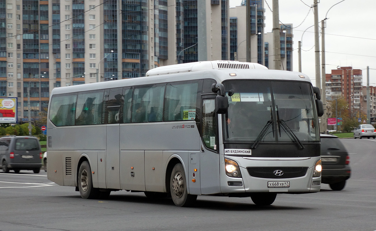 Ленинградская область, Hyundai Universe Space Luxury № Х 668 ХВ 47