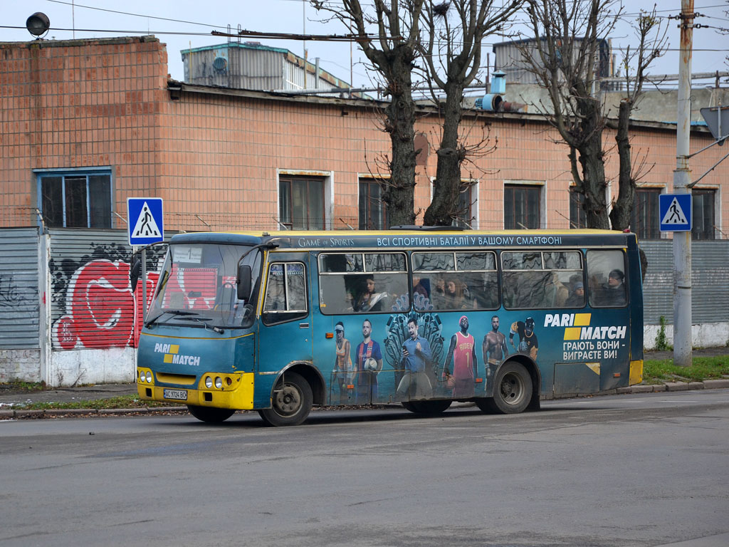 Волынская область, Богдан А09202 (ЛуАЗ) № AC 9724 BO