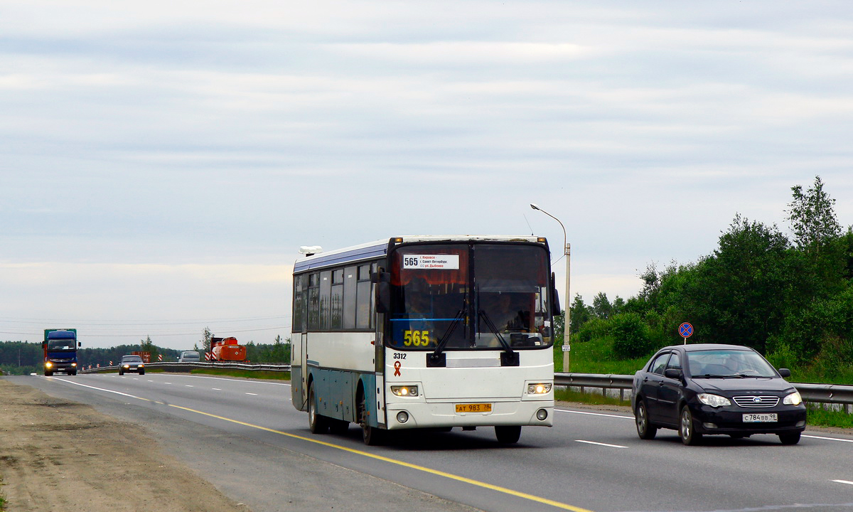 Санкт-Петербург, ЛиАЗ-5256.23-01 (ГолАЗ) № 3312