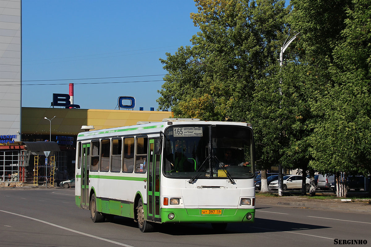 Пензенская область, ЛиАЗ-5256.45-01 № АТ 397 58