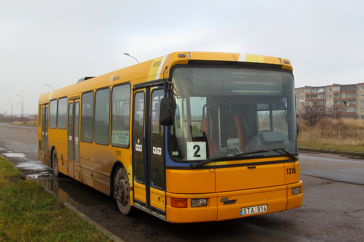 Литва, DAB Citybus 15-1200C № 1316