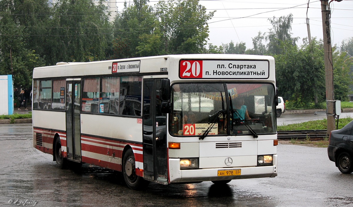 Алтайский край, Mercedes-Benz O405 № АН 978 22