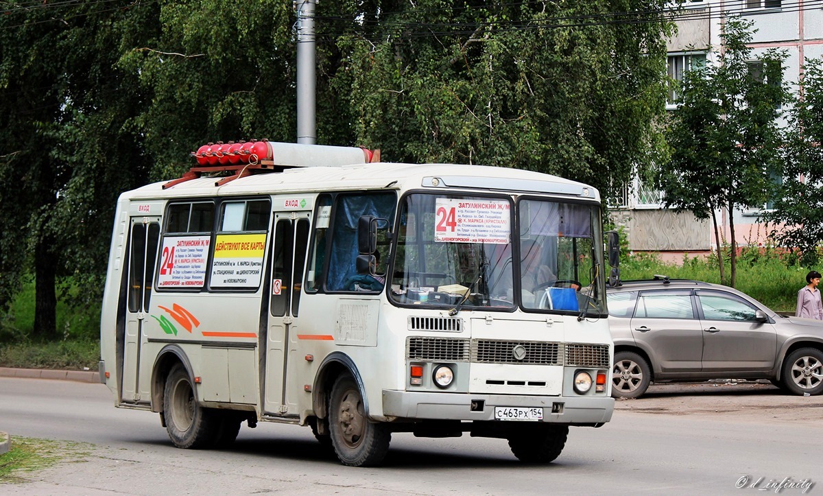 Новосибирская область, ПАЗ-32054 № С 463 РХ 154