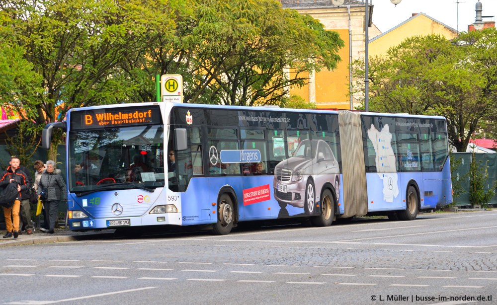 Бранденбург, Mercedes-Benz O530G Citaro G № 593