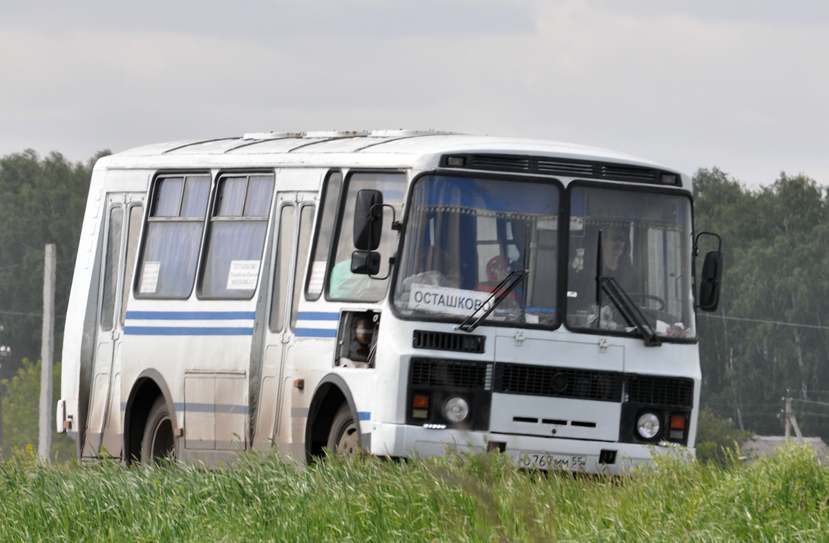 Омская область, ПАЗ-32051-110 № О 767 ММ 55