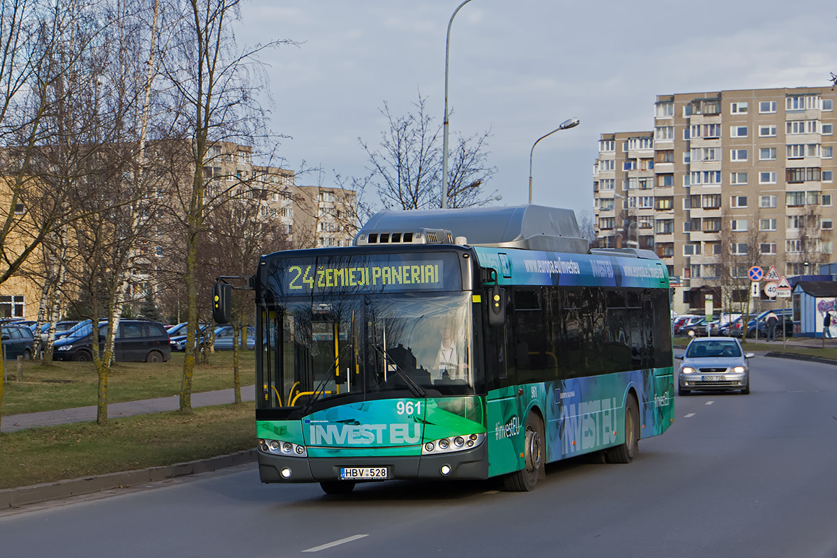 Литва, Solaris Urbino III 12 CNG № 961