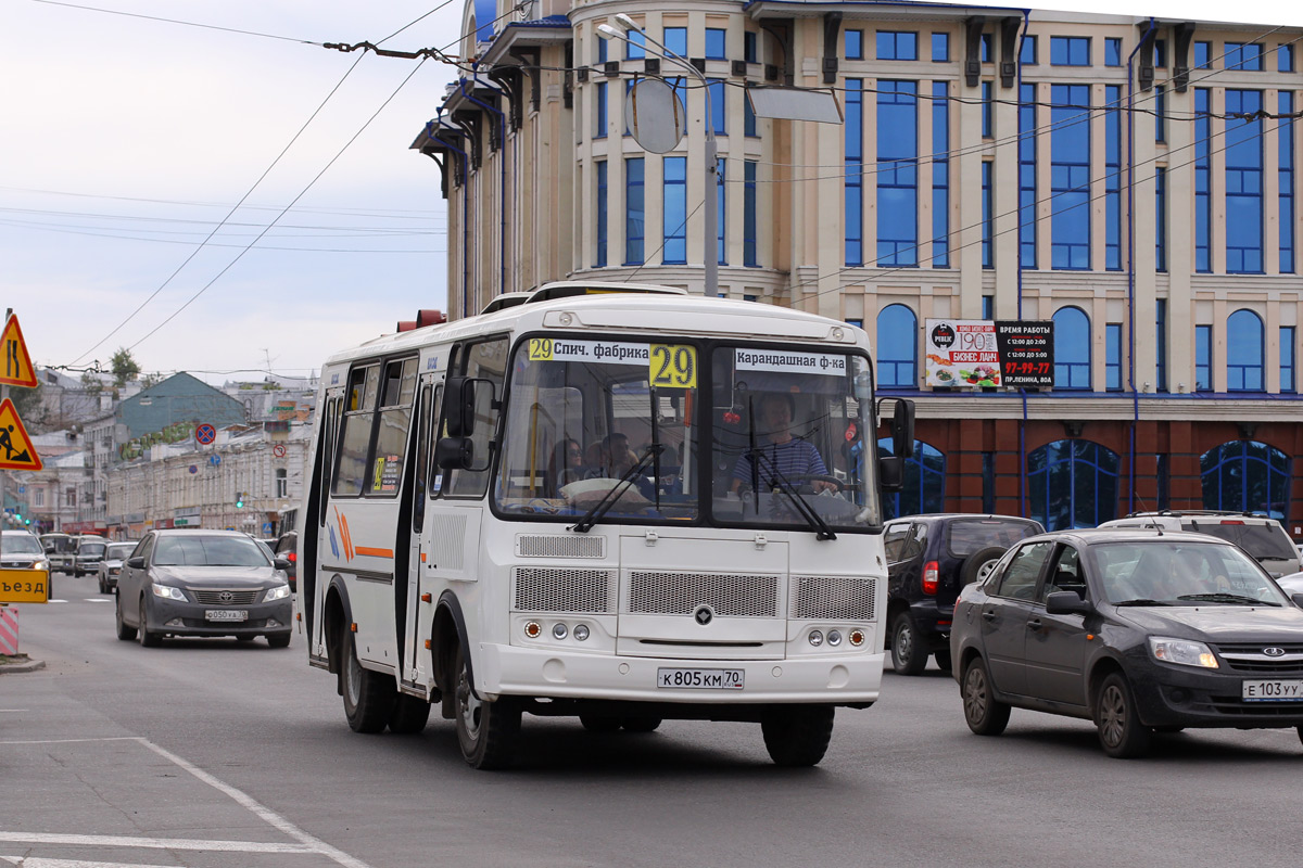 Томская область, ПАЗ-32054 № К 805 КМ 70