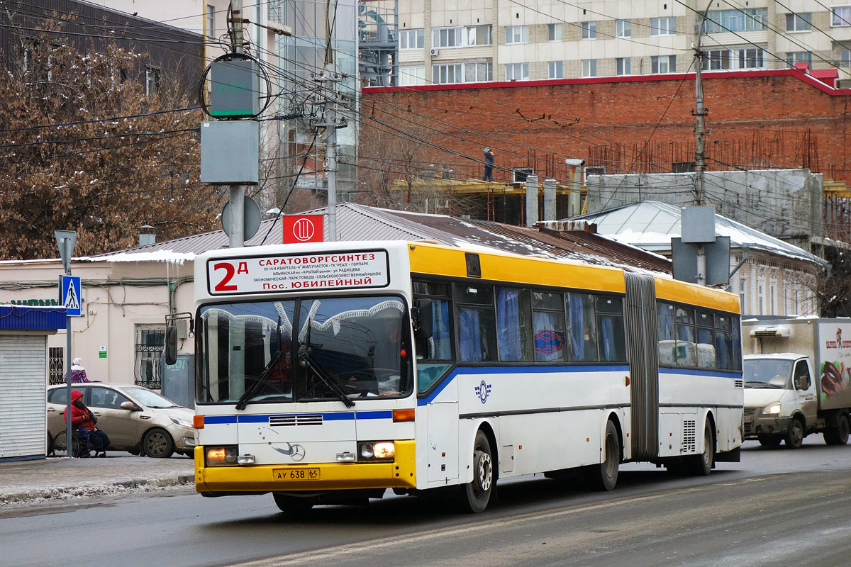 Саратовская область, Mercedes-Benz O405G № АУ 638 64