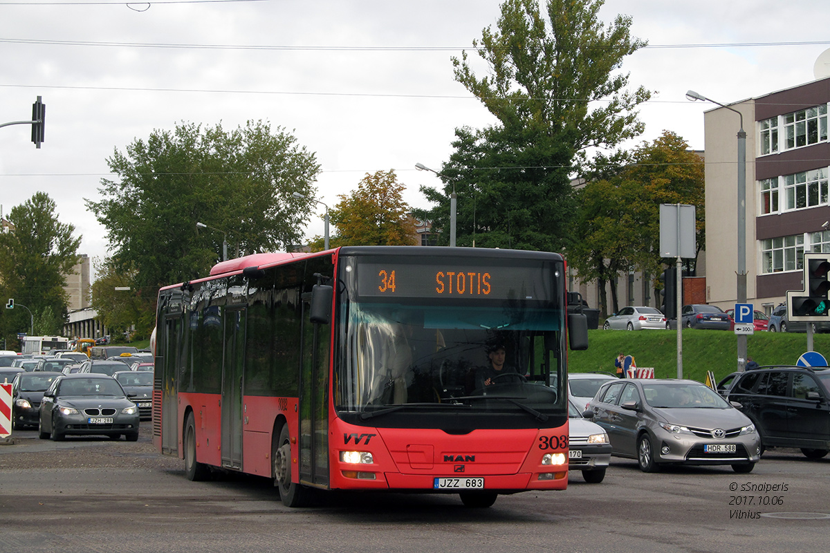 Литва, MAN A21 Lion's City NL273 № 3032