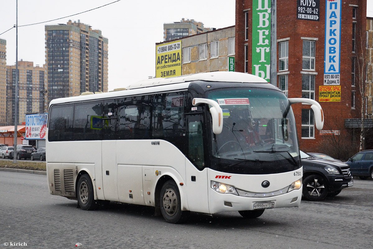 Санкт-Петербург, Yutong ZK6899HA № n750