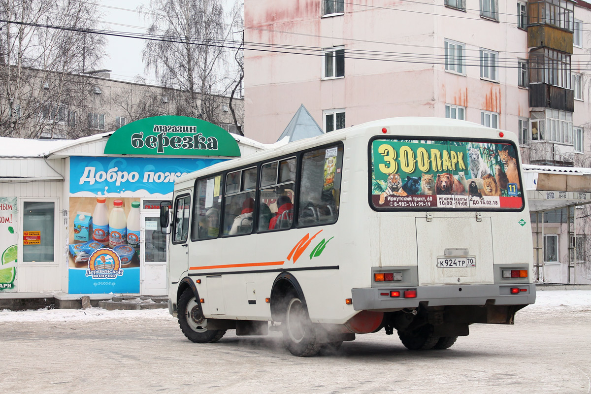 Томская область, ПАЗ-32054 № К 924 ТР 70