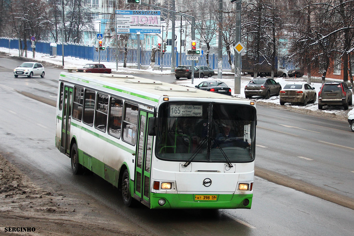 Пензенская область, ЛиАЗ-5256.45-01 № АТ 398 58