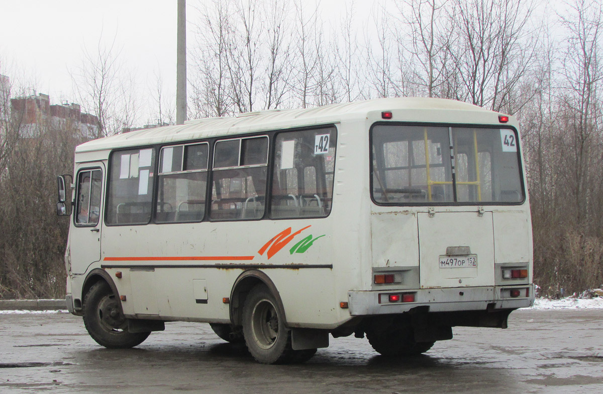 Нижегородская область, ПАЗ-32054 № М 497 ОР 152