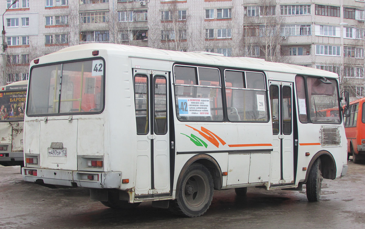 Нижегородская область, ПАЗ-32054 № М 497 ОР 152