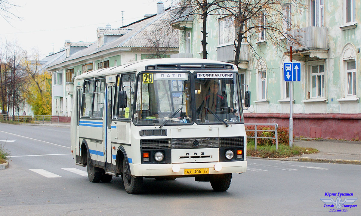 Томская область, ПАЗ-32054 № АА 046 70