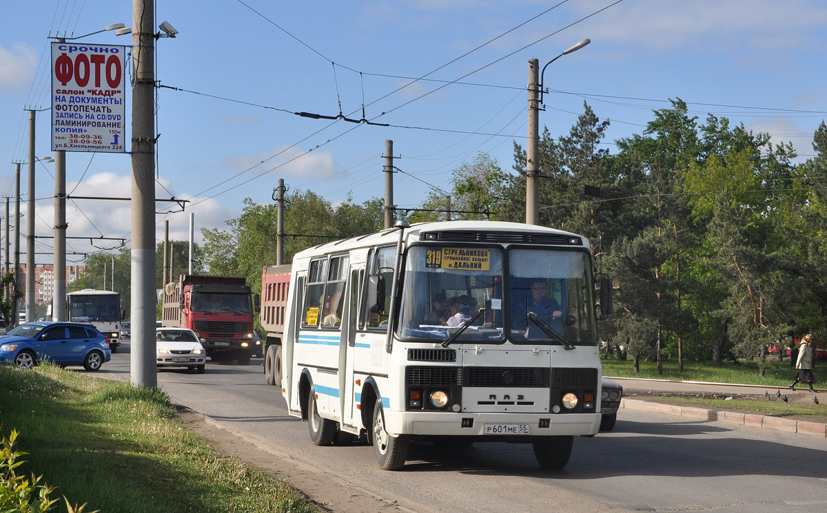 Омская область, ПАЗ-32054 № Р 601 МЕ 55