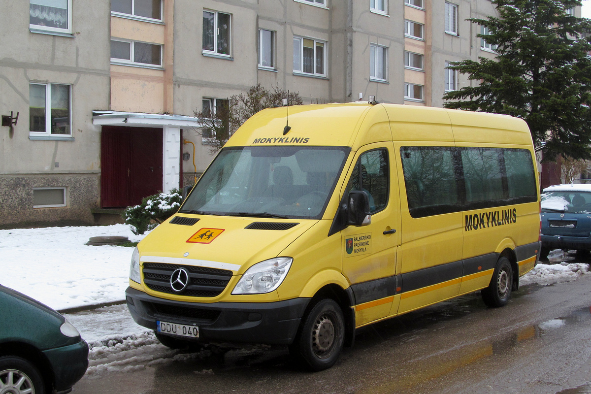 Литва, Mercedes-Benz Sprinter W906 311CDI № DDU 040