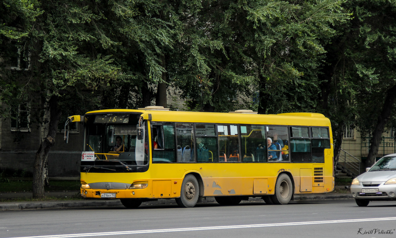 Новосибирская область, Zhong Tong LCK6103G-2 № В 316 АУ 154