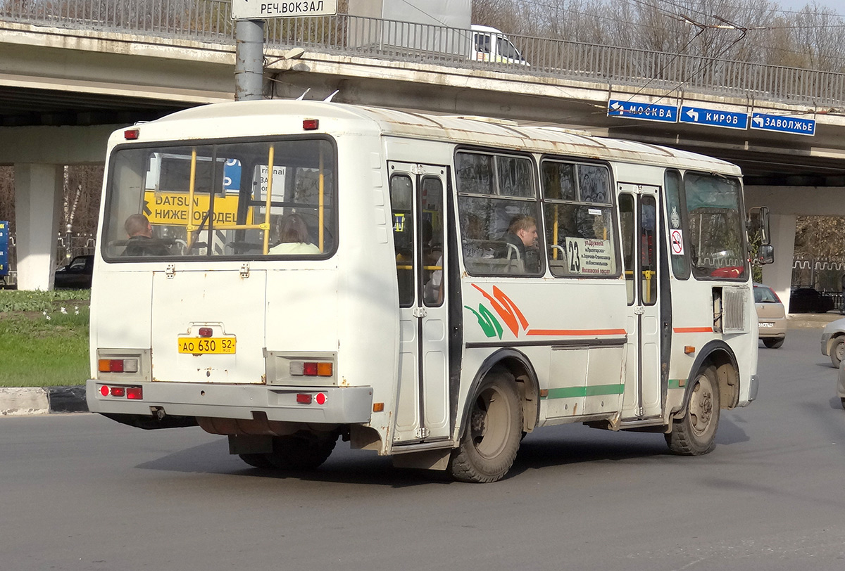 Нижегородская область, ПАЗ-32054 № АО 630 52