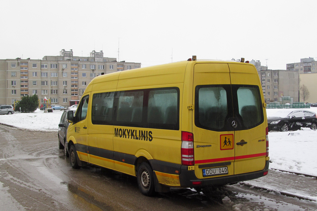 Литва, Mercedes-Benz Sprinter W906 311CDI № DDU 040