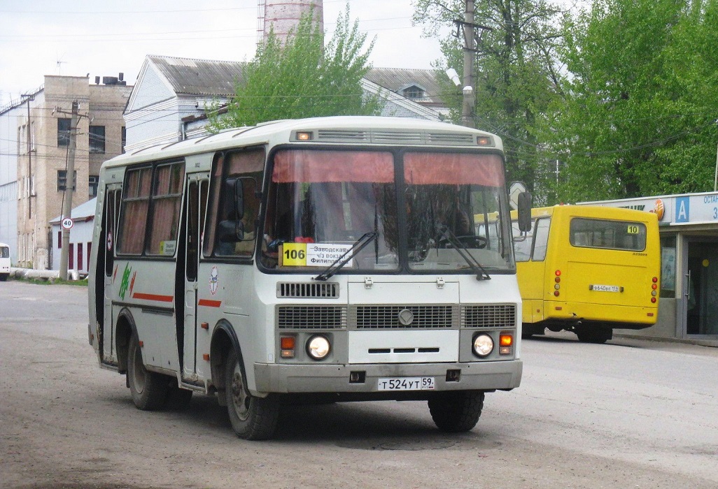 Пермский край, ПАЗ-32054-07 № Т 524 УТ 59