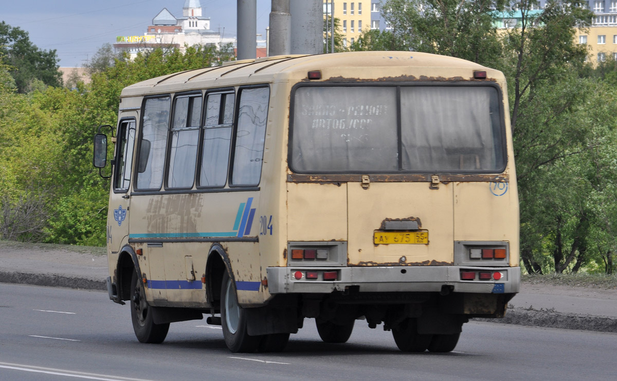 Омская область, ПАЗ-32053 № 204