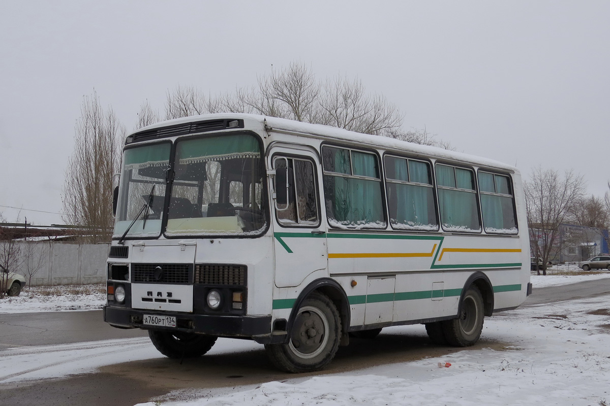 Волгоградская область, ПАЗ-3205 (00) № А 760 РТ 134