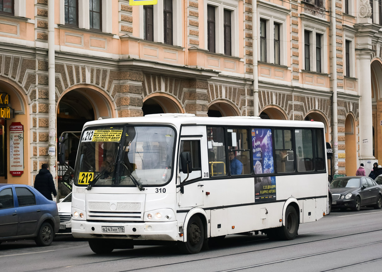 Санкт-Петербург, ПАЗ-320412-04 № 310