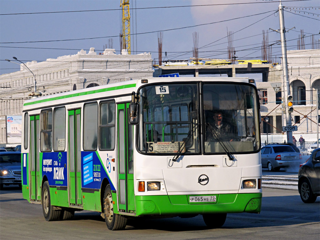 Алтайский край, ЛиАЗ-5256.45 № Р 065 НЕ 22