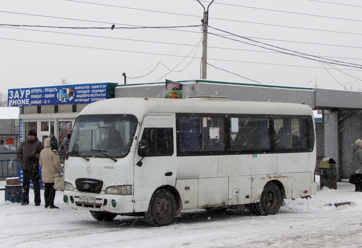 Красноярский край, Hyundai County SWB C08 (ТагАЗ) № Н 737 ЕХ 124 — Фото —  Автобусный транспорт