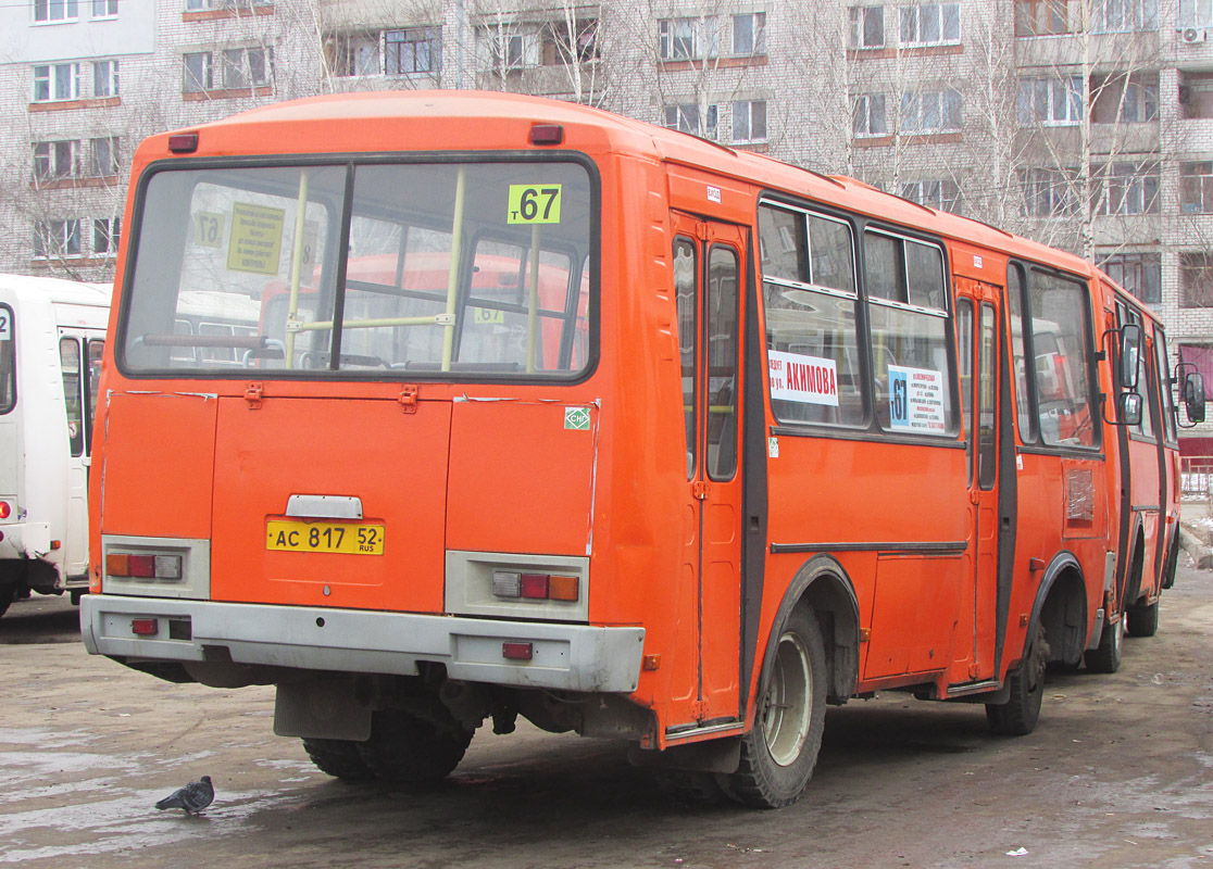 Нижегородская область, ПАЗ-32054 № АС 817 52