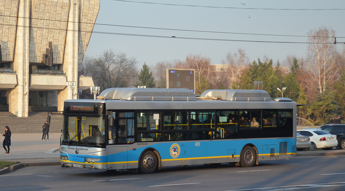 Алматы, Yutong ZK6118HGA № 409