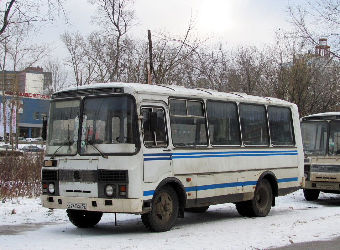 Нижегородская область, ПАЗ-3205-110 № Х 243 ОН 52