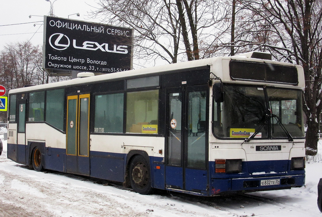 Вологодская область, Scania CN113CLL MaxCi № Е 832 ТЕ 35