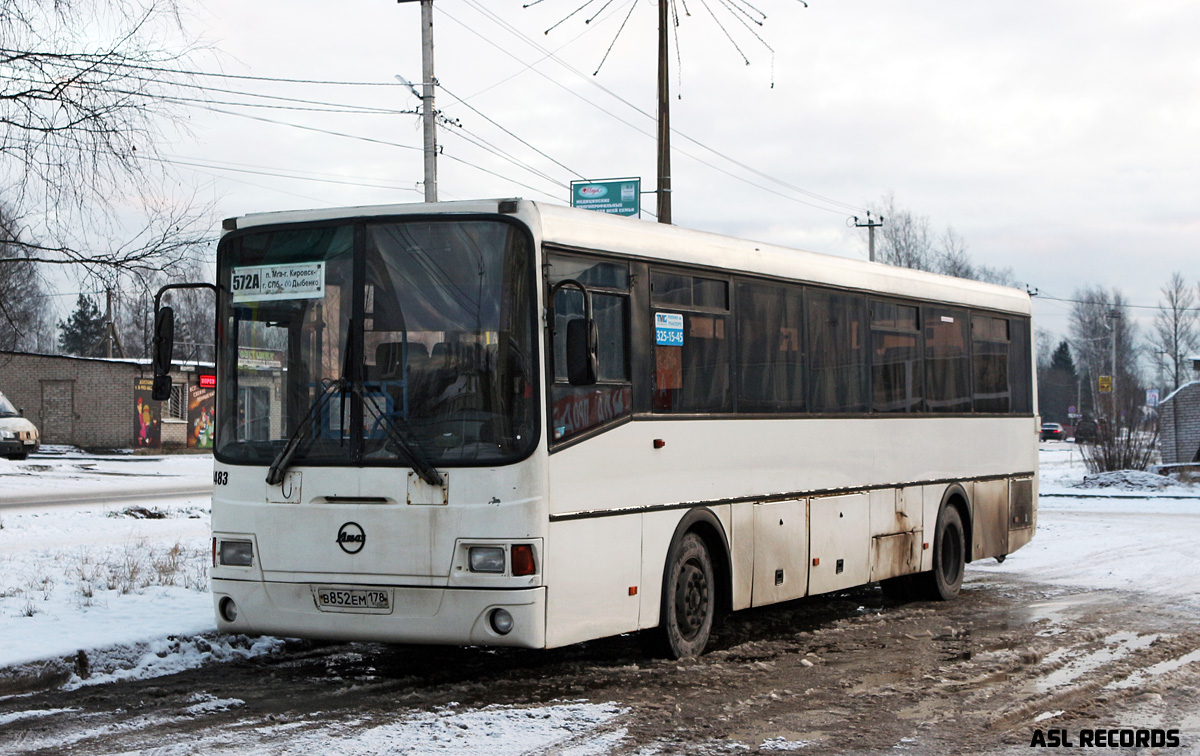 Санкт-Петербург, ЛиАЗ-5256.58 № 3483