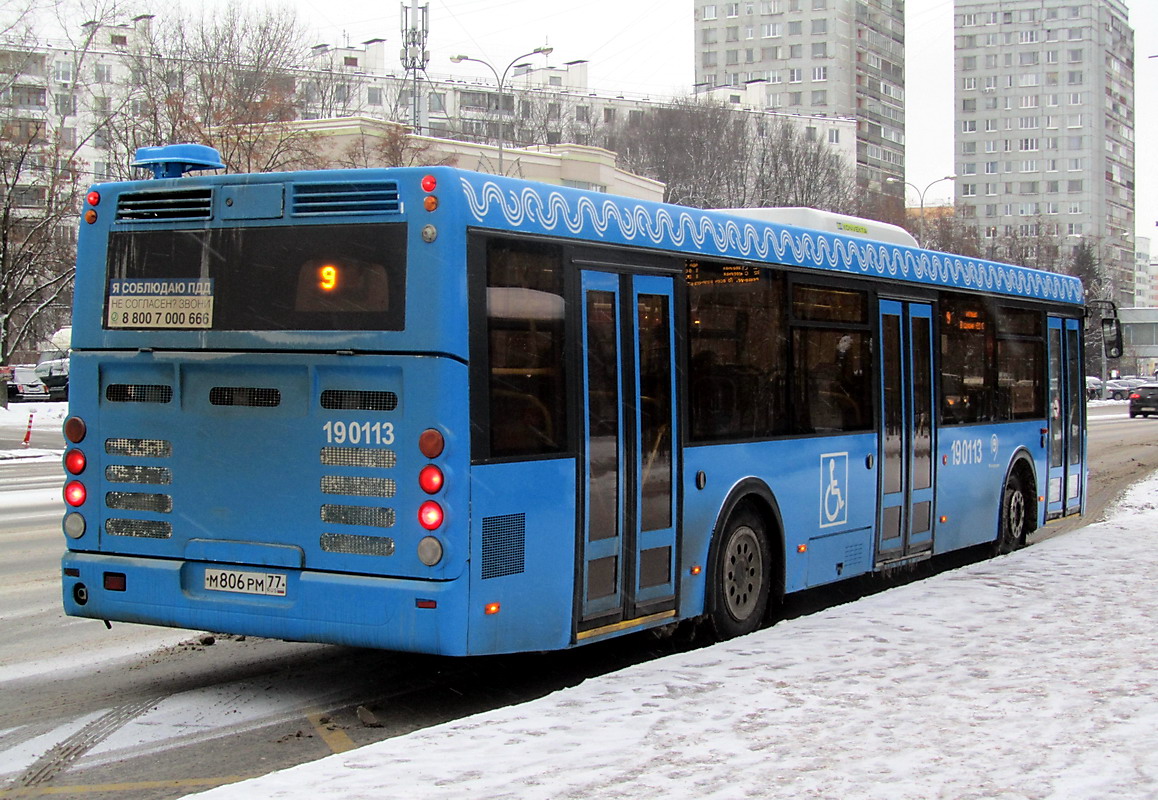 Moskau, LiAZ-5292.22 (2-2-2) Nr. 190113