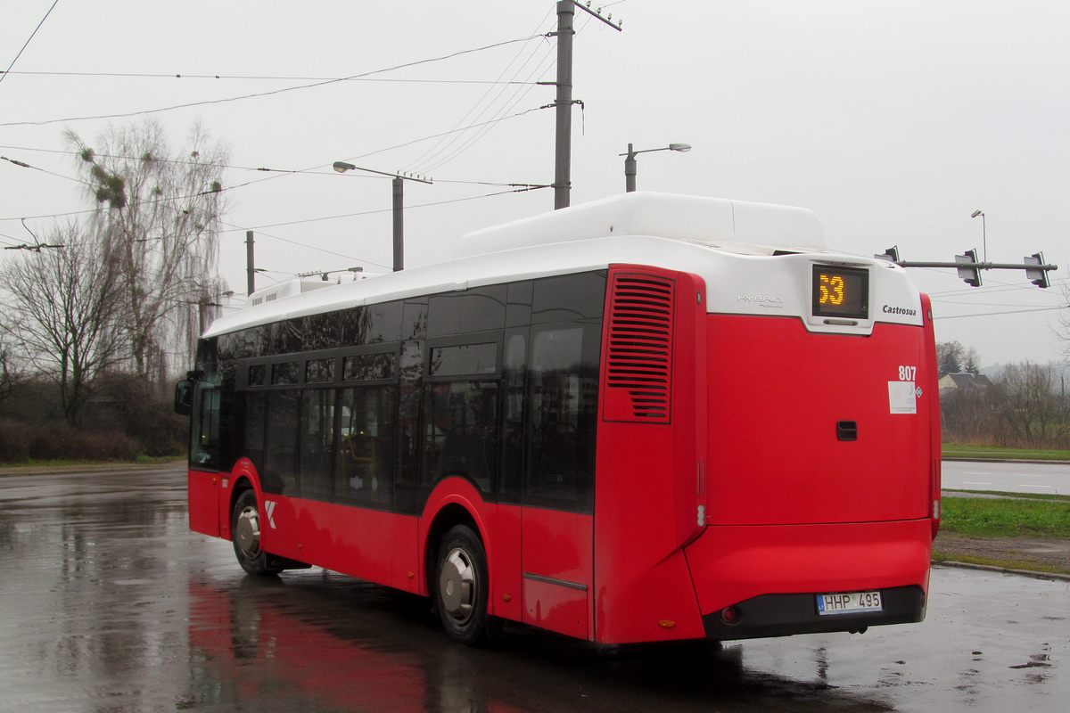 Литва, Castrosua Tempus Hybrid 11.3 № 807