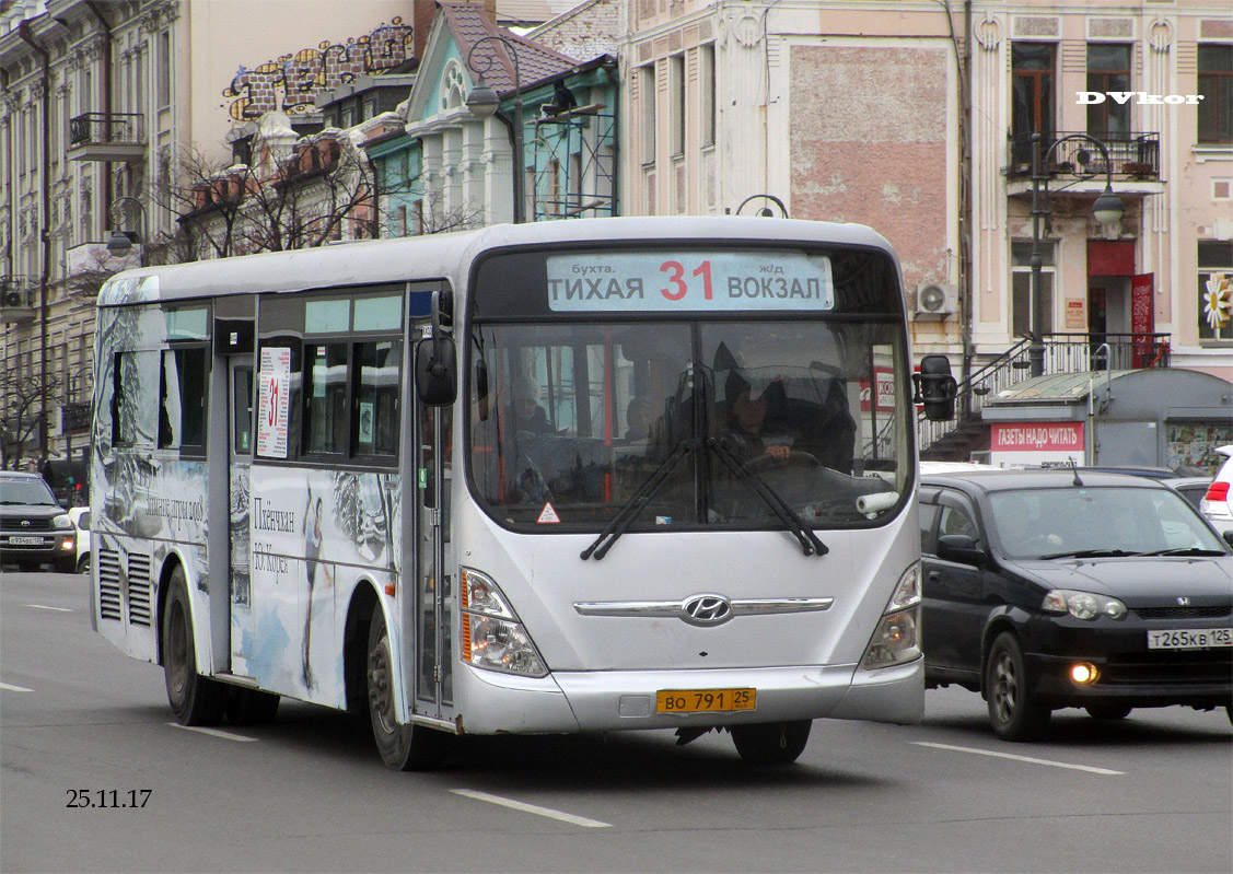 Приморский край, Hyundai New Super AeroCity 1F/L № ВО 791 25