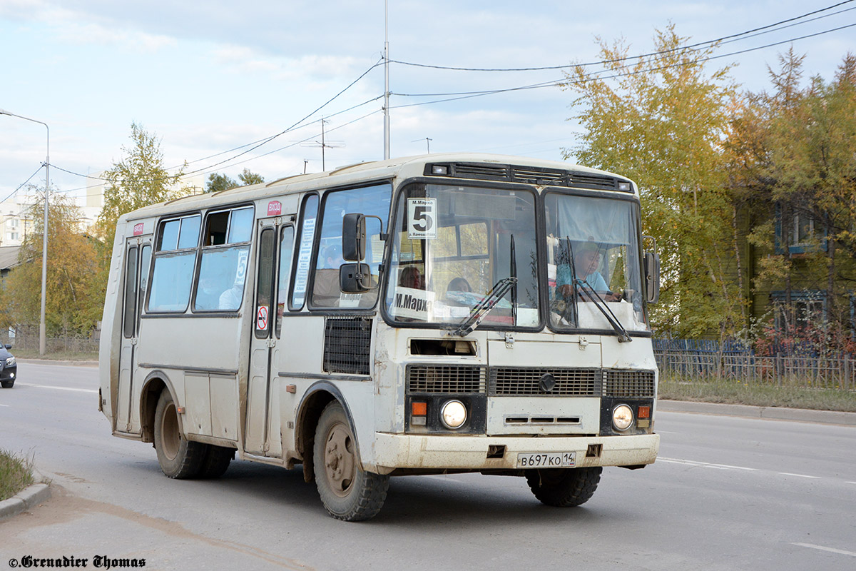 Саха (Якутия), ПАЗ-32054 № В 697 КО 14