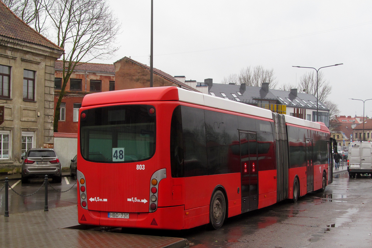 Литва, Van Hool New AG300 № 803