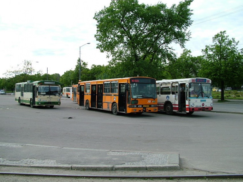 Калининградская область, Mercedes-Benz O305 № 1138; Калининградская область, Inbus U210FT № 4115; Калининградская область, Mercedes-Benz O307 № (39) Б/Н 0045