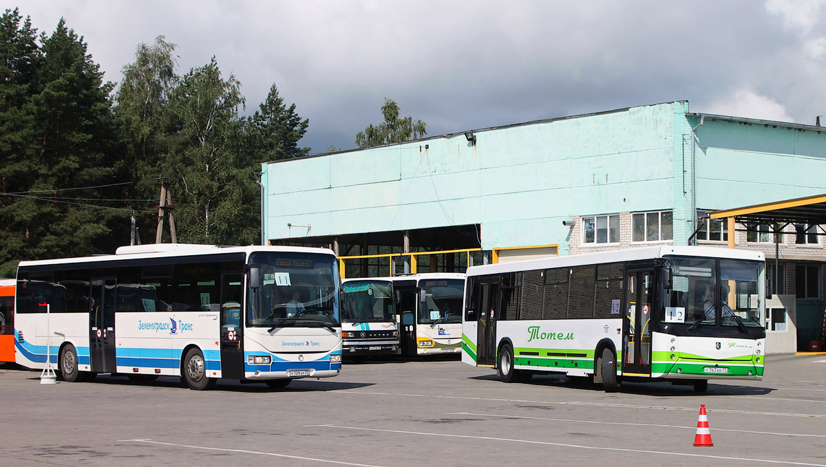 Калининградская область, Irisbus Crossway 12M № 136; Калининградская область, НефАЗ-5299-11-42 № С 763 АВ 39