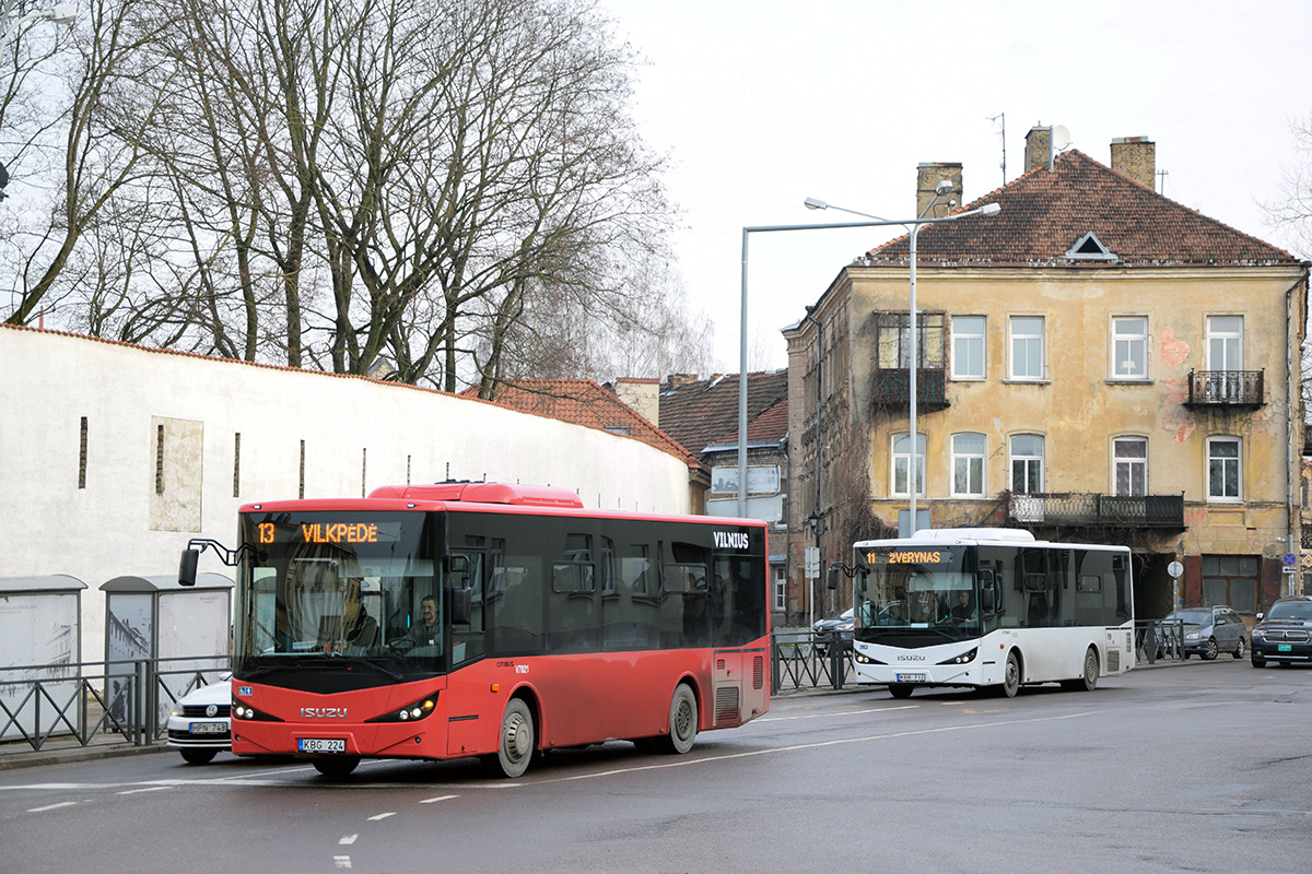 Литва, Anadolu Isuzu Citibus (Yeni) № V7021; Литва, Anadolu Isuzu Citibus (Yeni) № V7008