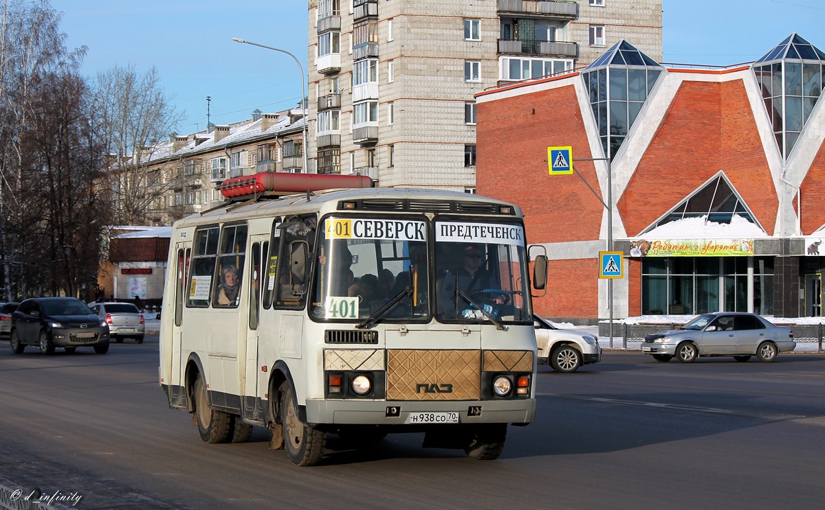 Томская область, ПАЗ-32054 № Н 938 СО 70