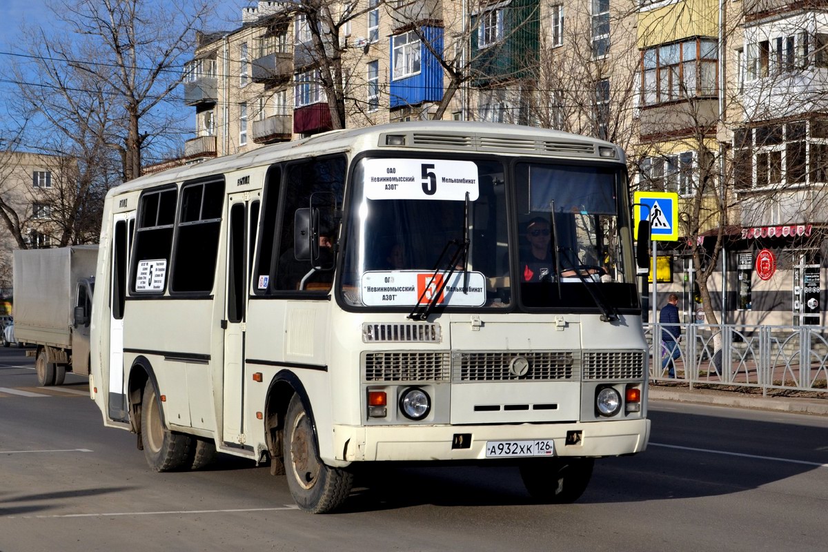 Ставропольский край, ПАЗ-32053-20 № А 932 ХК 126