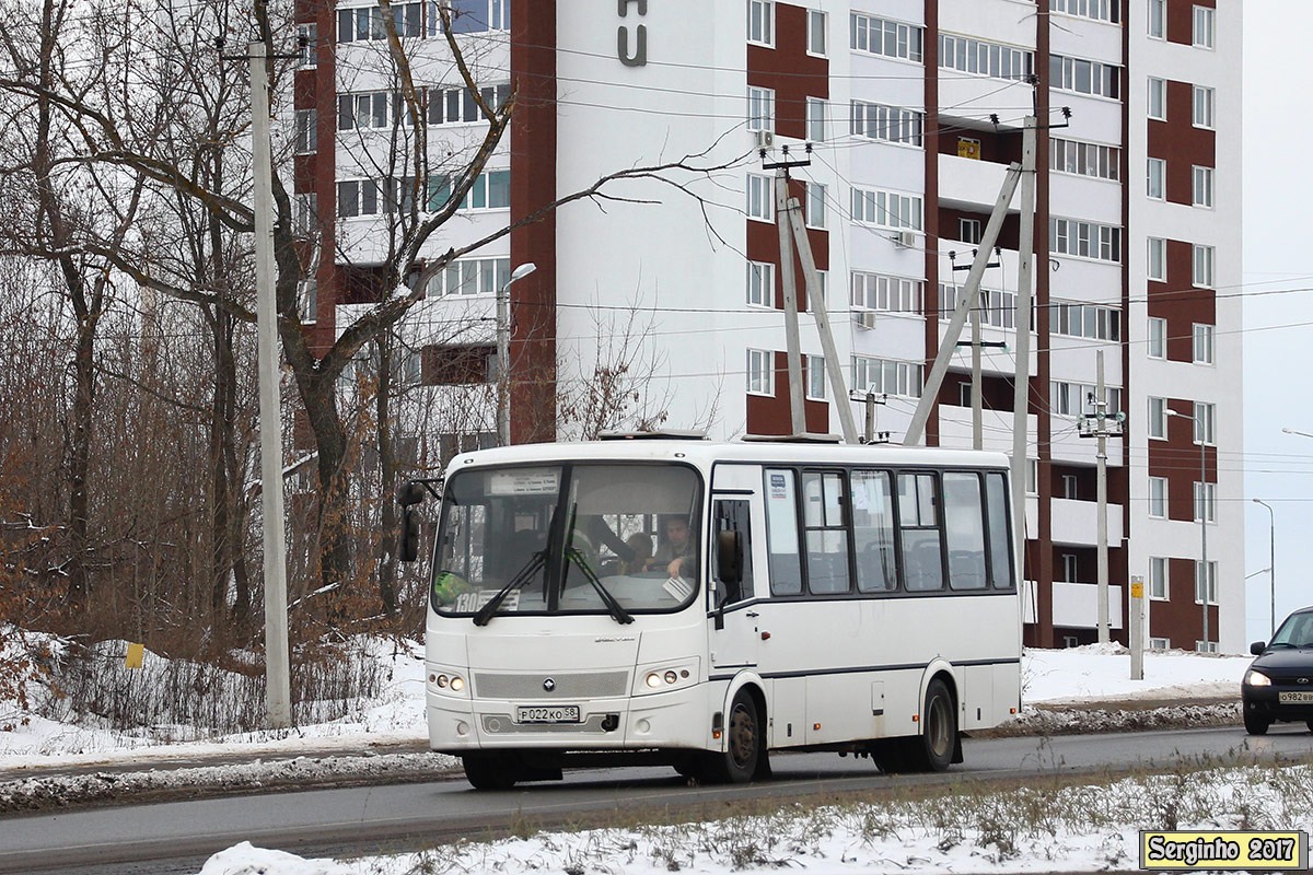 Пензенская область, ПАЗ-320412-04 "Вектор" № Р 022 КО 58