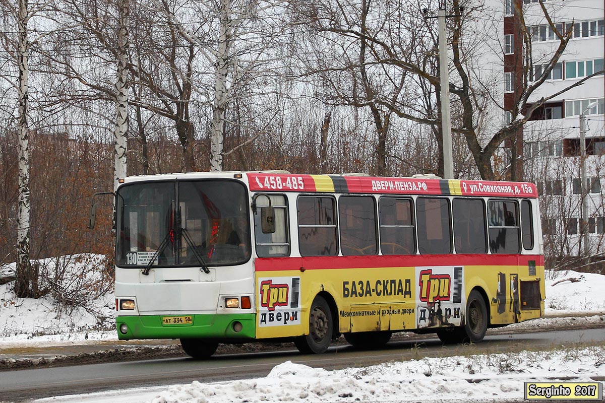 Пензенская область, ЛиАЗ-5256.45 № АТ 334 58