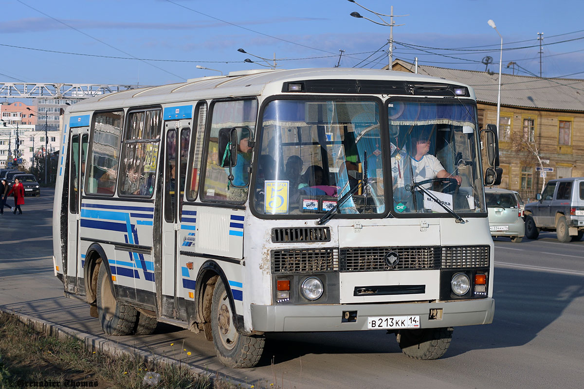 Sahas Republika (Jakutija), PAZ-32054 № В 213 КК 14