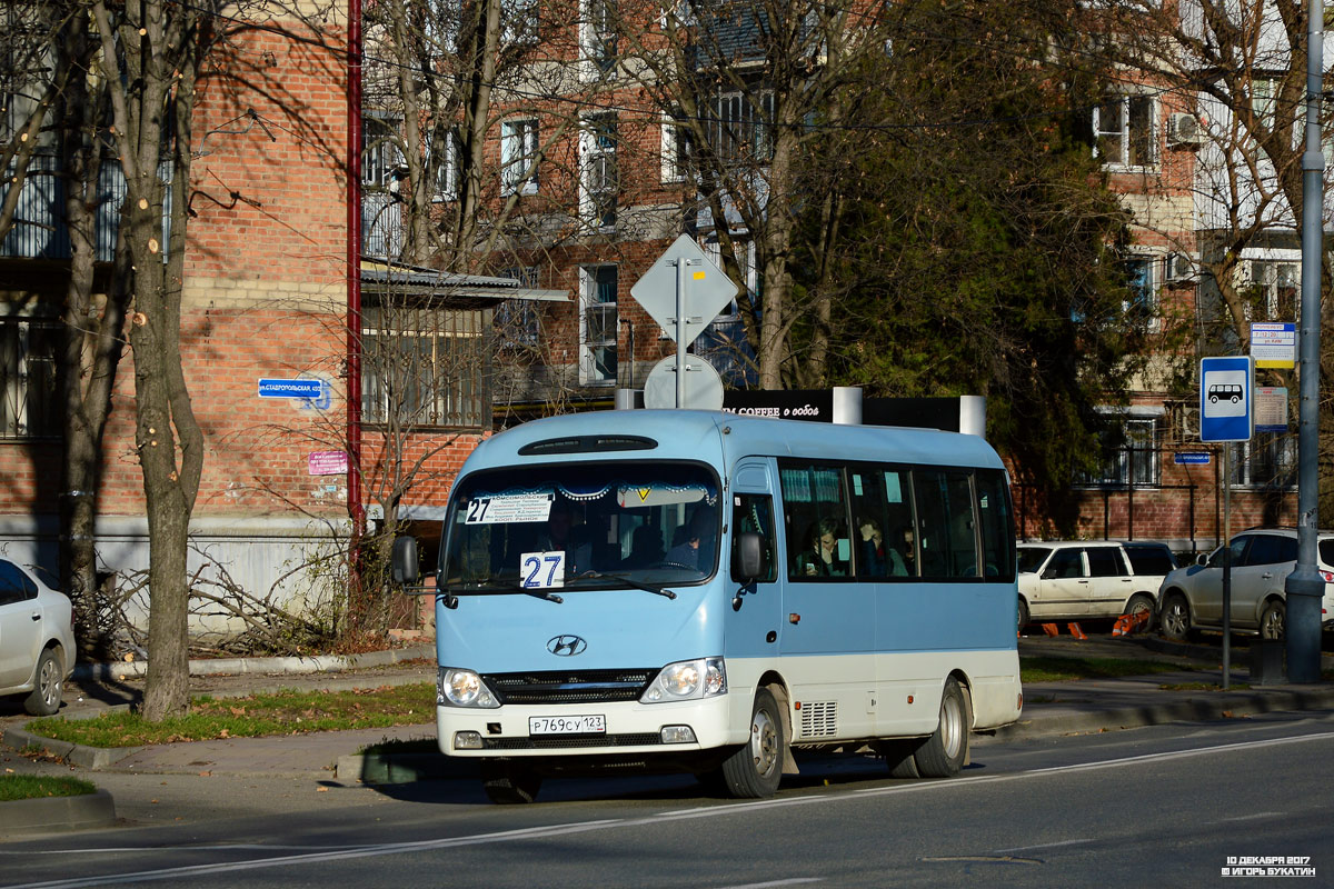 Krasnodar region, Hyundai County Kuzbass Nr. Р 769 СУ 123