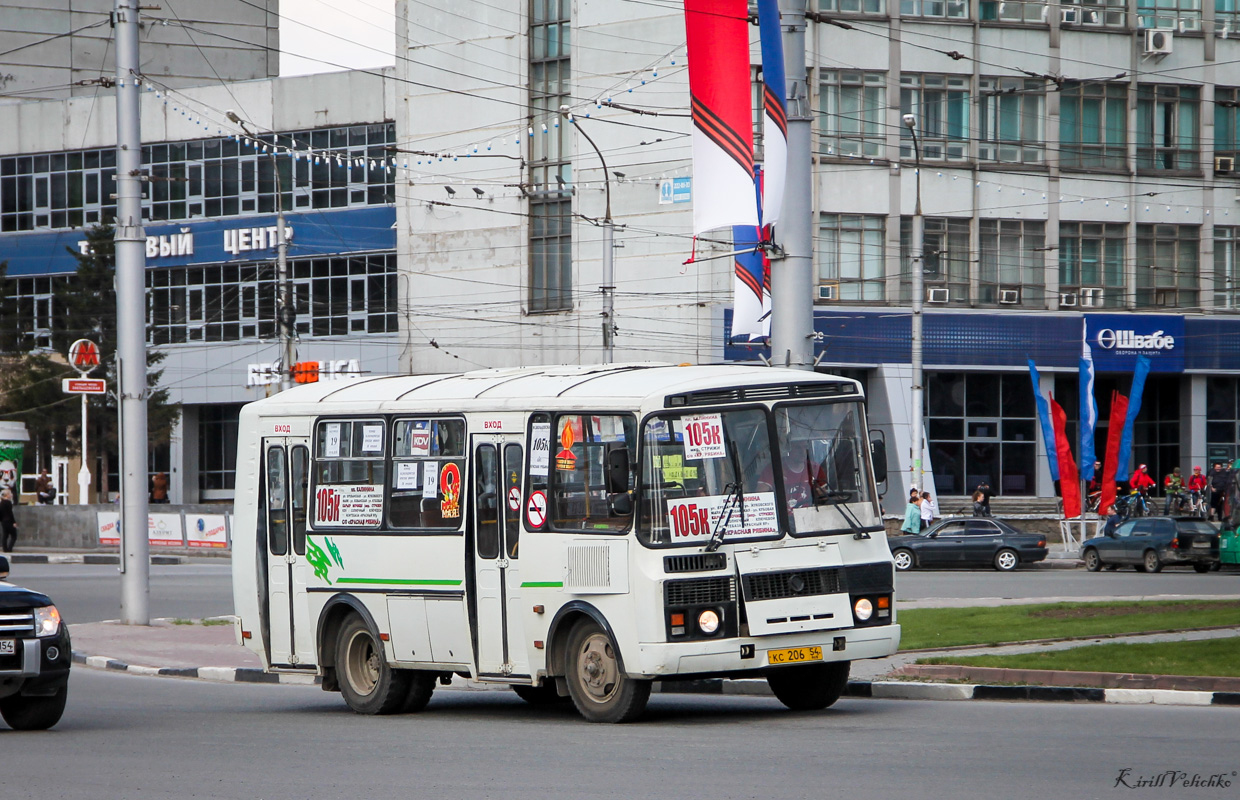 Новосибирская область, ПАЗ-32054 № 01